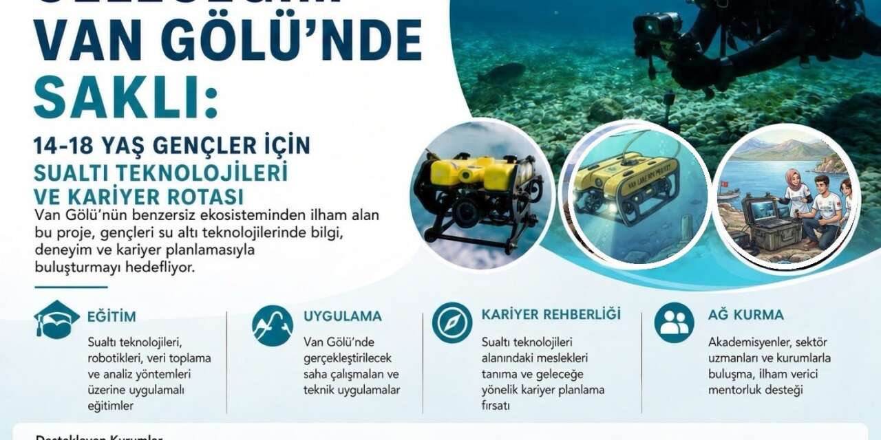 Gençler Van Gölü’nün derinliklerini MicroROV’larla keşfedecek