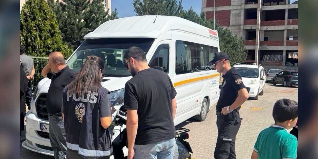 Erzincan’da okul çevreleri ve servis araçları denetlendi