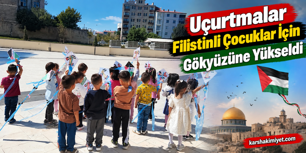 Uçurtmalar Filistinli Çocuklar İçin Gökyüzüne Yükseldi