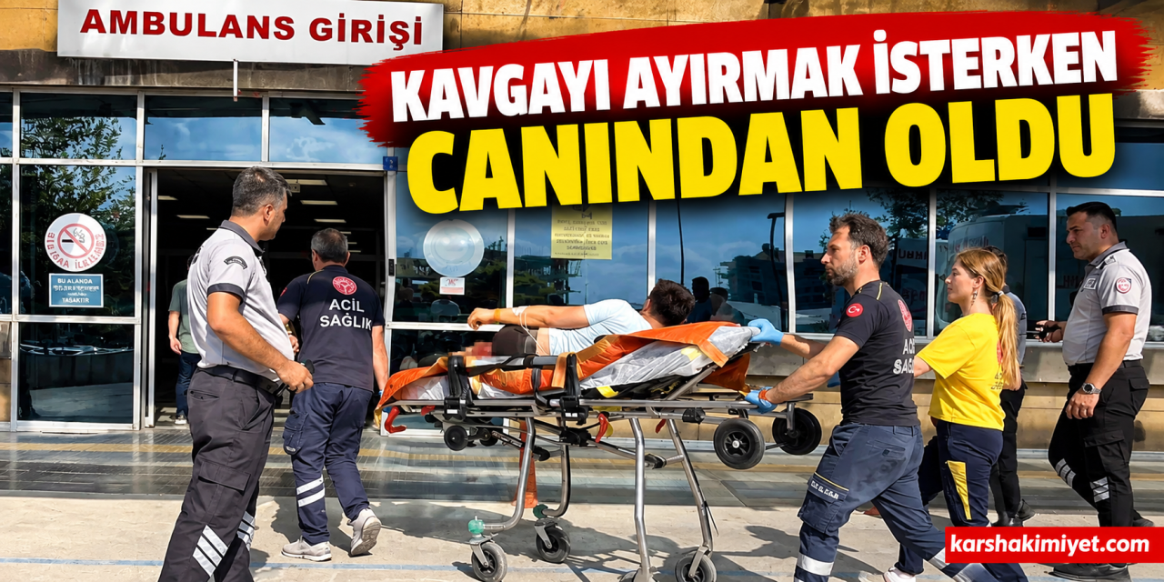 Kavgayı Ayırmak İsterken Canından Oldu