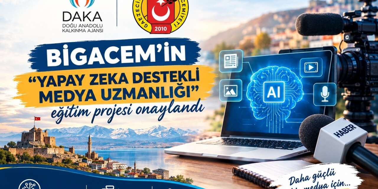 BİGACEM’in "Yapay Zeka Destekli Medya Uzmanlığı" eğitim projesi onaylandı