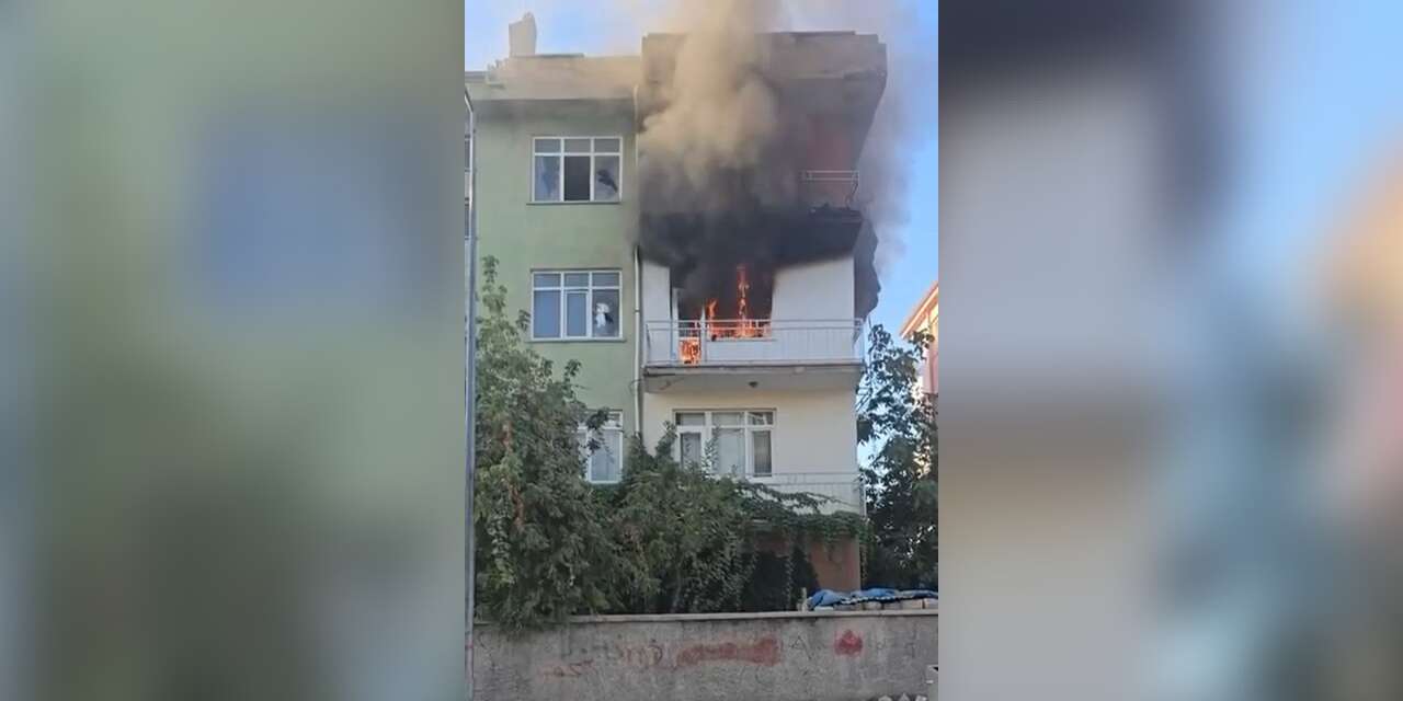 Elazığ’da ev yangını