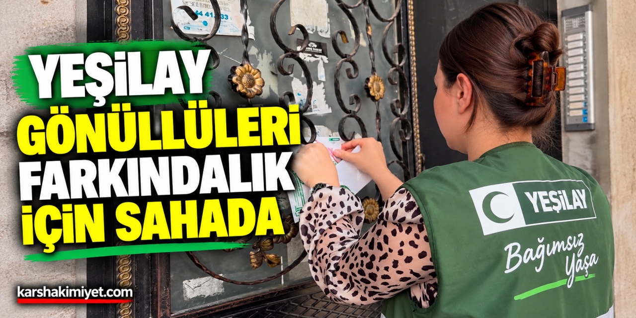 Yeşilay Gönüllüleri Farkındalık İçin Sahada