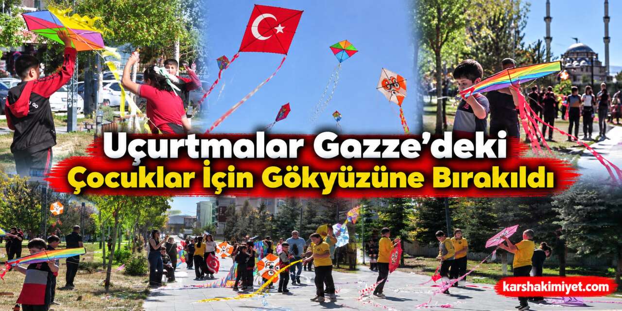 Uçurtmalar Gazze’deki Çocuklar İçin Gökyüzüne Bırakıldı
