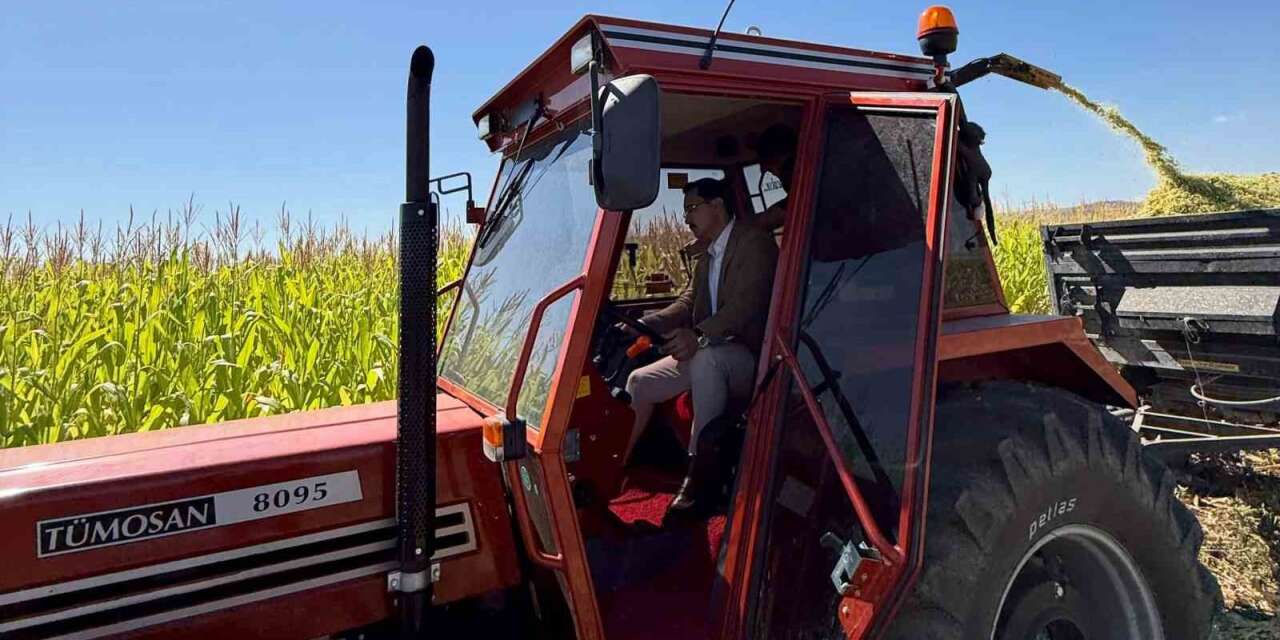Akyaka’da yem bitkileri hasadı başladı: Kaymakam Demirtaş’tan çiftçilere bereketli hasat temennisi