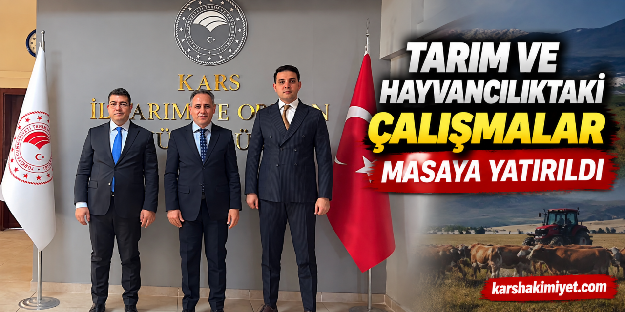 Tarım ve Hayvancılıktaki Çalışmalar Masaya Yatırıldı