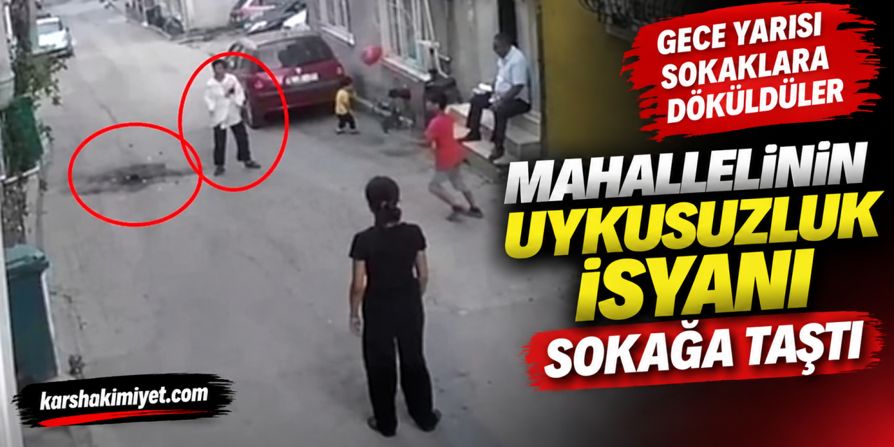 Mahallelinin Uykusuzluk İsyanı Sokağa Taştı