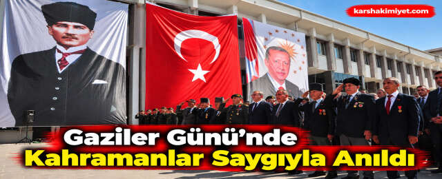 Gaziler Günü’nde Kahramanlar Saygıyla Anıldı