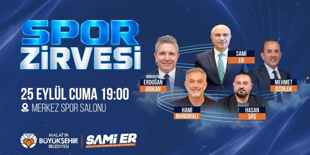 Sporun Zirvesi Malatya’da gerçekleştirilecek