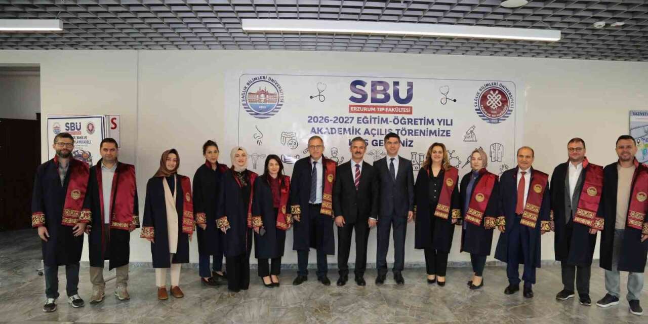SBÜ Erzurum tıp fakültesinde akademik yıl açılışı gerçekleştirildi
