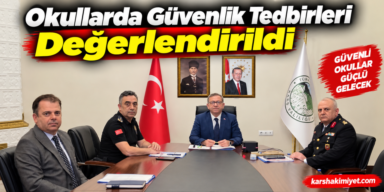 Okullarda Güvenlik Tedbirleri Değerlendirildi