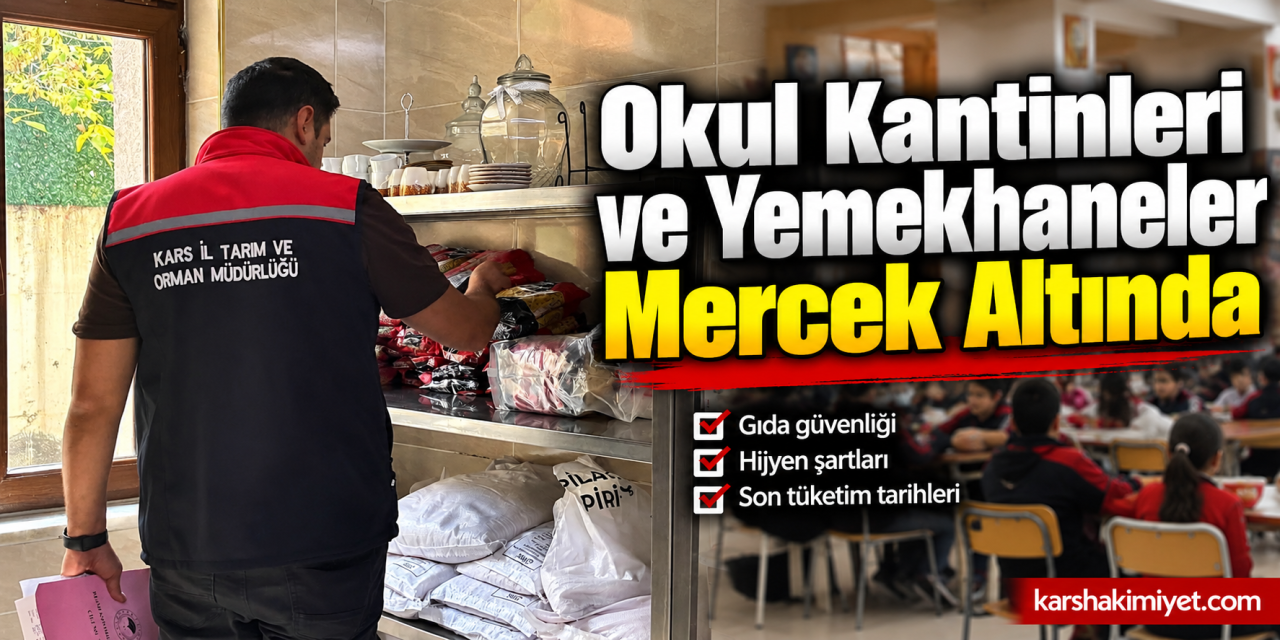 Okul Kantinleri ve Yemekhaneler Mercek Altında