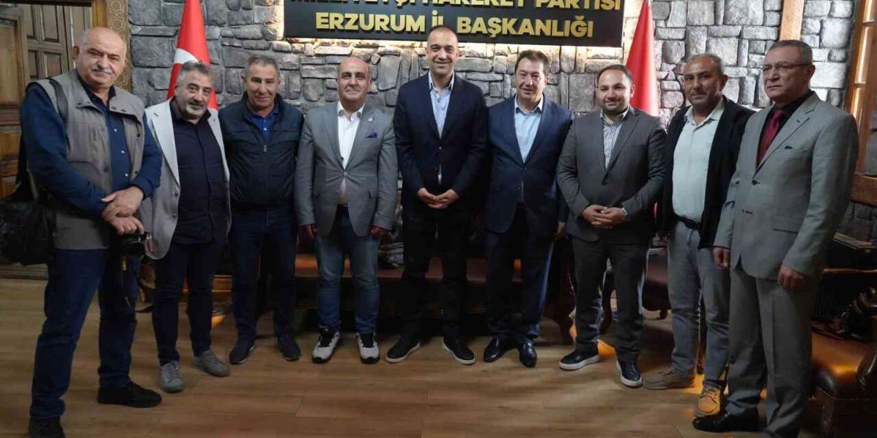 DAGC’den MHP Erzurum İl Başkanı Yurdagül’e ziyaret