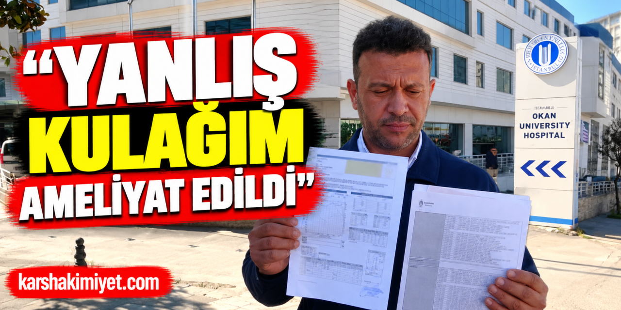 "Yanlış kulağım ameliyat edildi"