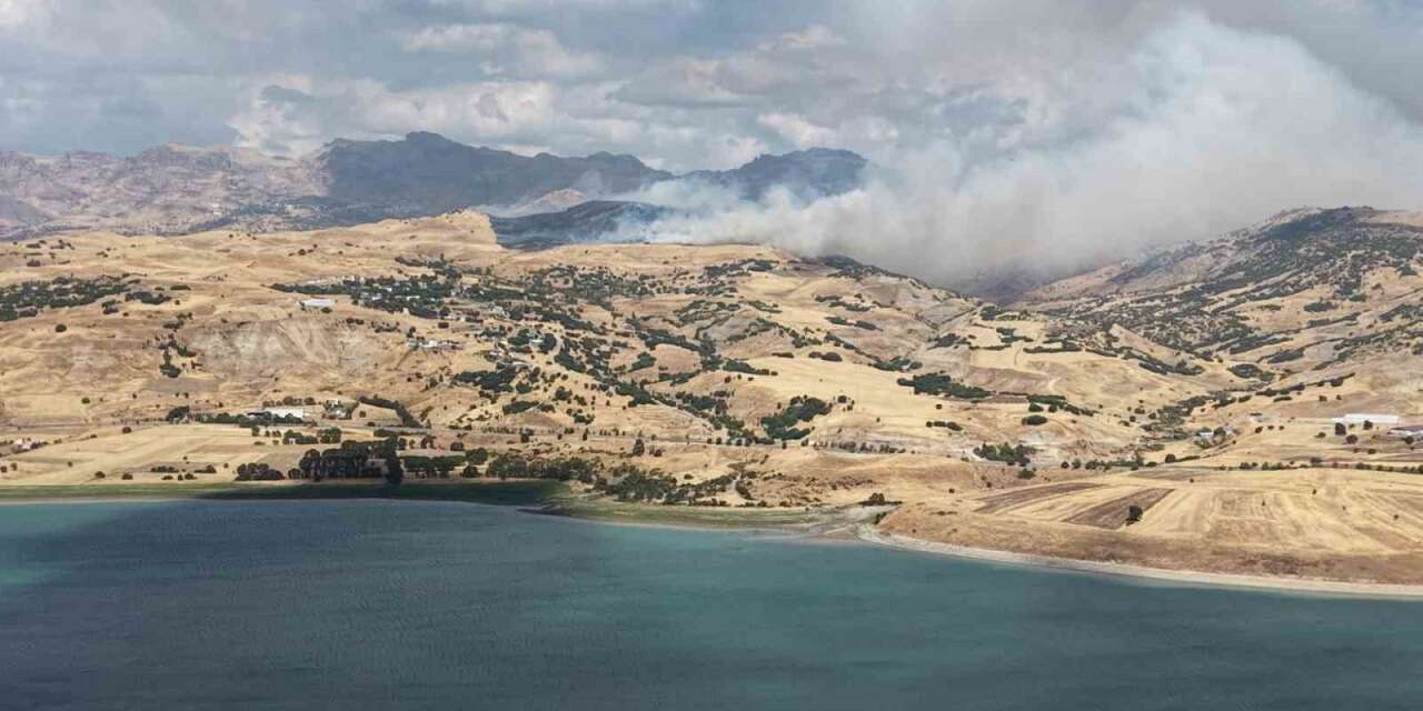 Tunceli’de kırsal alan yangını: Müdahale sürüyor