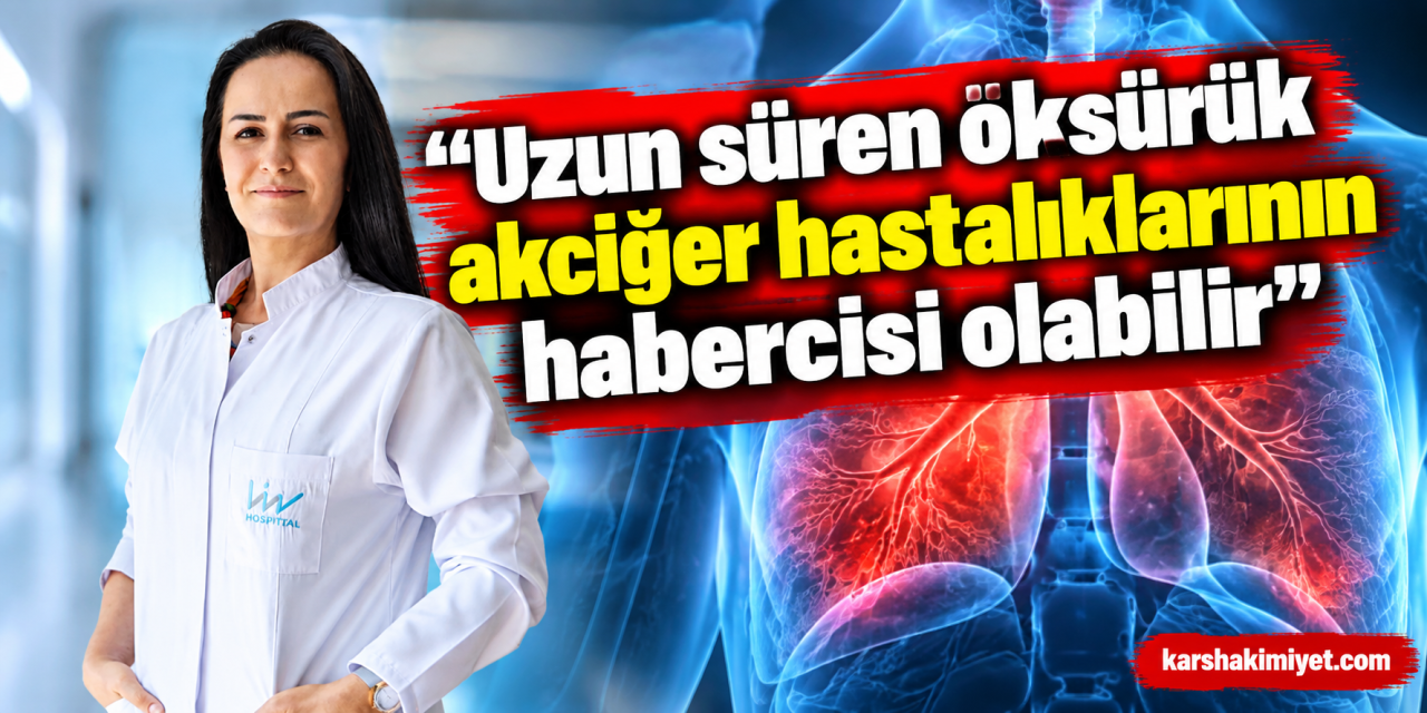 "Uzun süren öksürük akciğer hastalıklarının habercisi olabilir"