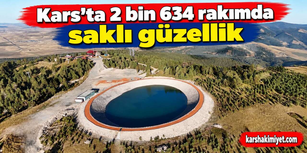 Kars’ta 2 bin 634 rakımda saklı güzellik: Sarıçamların arasında görenleri etkiliyor