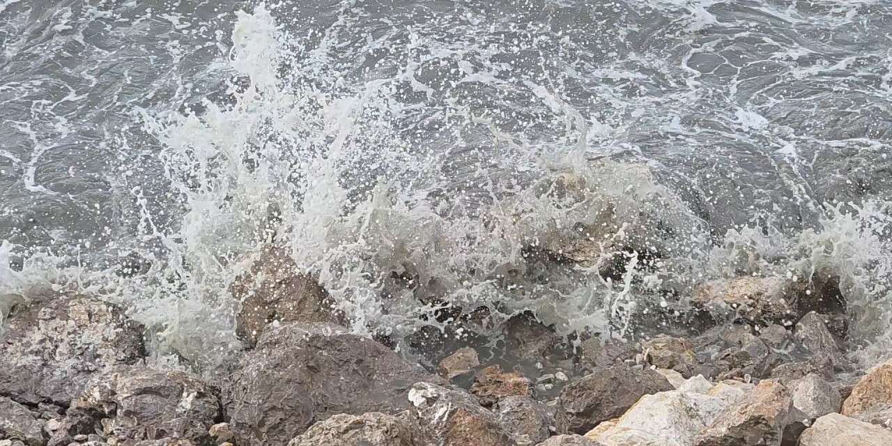 Van’da rüzgar etkili oldu: Van Gölü’nde dalgalar yükseldi, uçaklar ikinci denemede indi