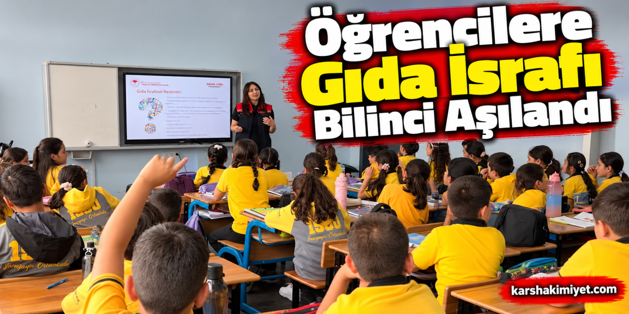 Öğrencilere Gıda İsrafı Bilinci Aşılandı