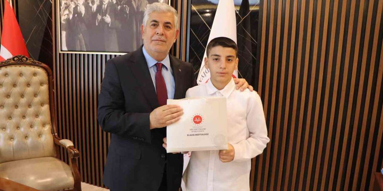 Hafızlık yarışması bölge birincisi Elazığ’dan