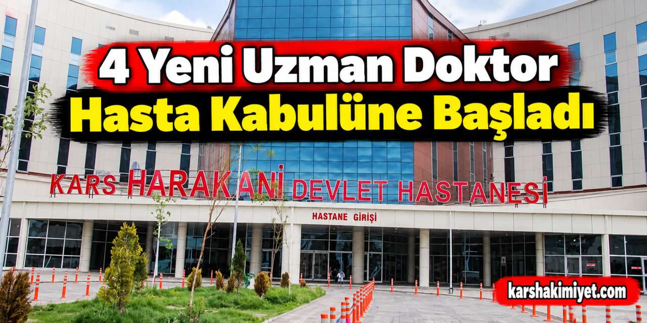 Harakani Devlet Hastanesi’nde 4 Yeni Uzman Doktor Hasta Kabulüne Başladı