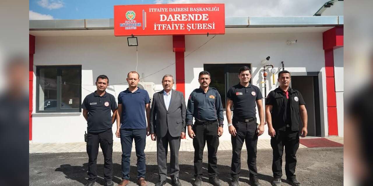 Darende’de itfaiye personeline İtfaiye Haftası ziyareti