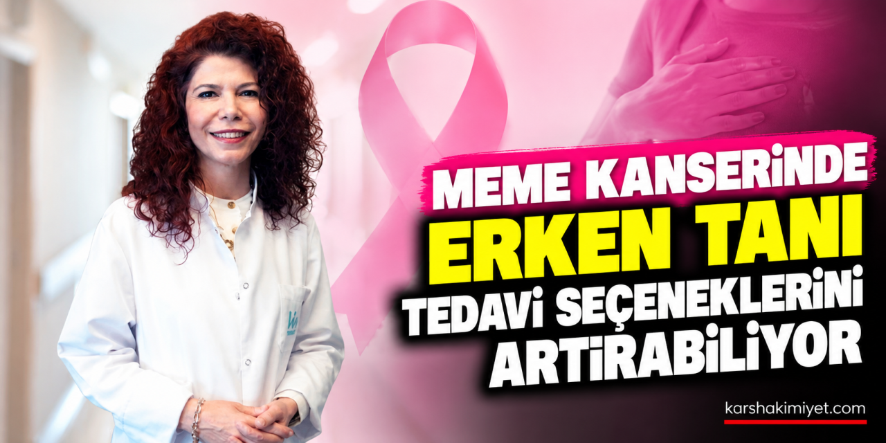 "Meme kanserinde erken tanı tedavi seçeneklerini artırabiliyor"