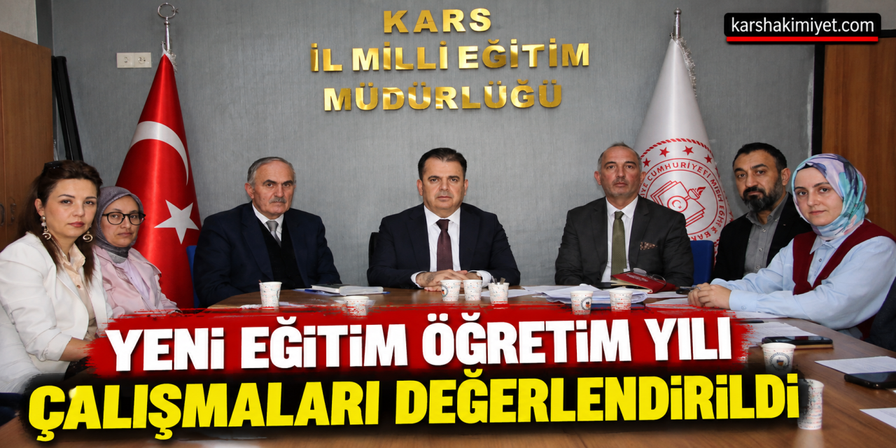 Yeni Eğitim Öğretim Yılı Çalışmaları Değerlendirildi