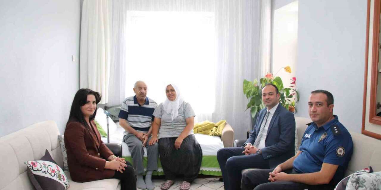 Pütürge’de yaşlı ve rahatsız vatandaşlar evlerinde ziyaret edildi