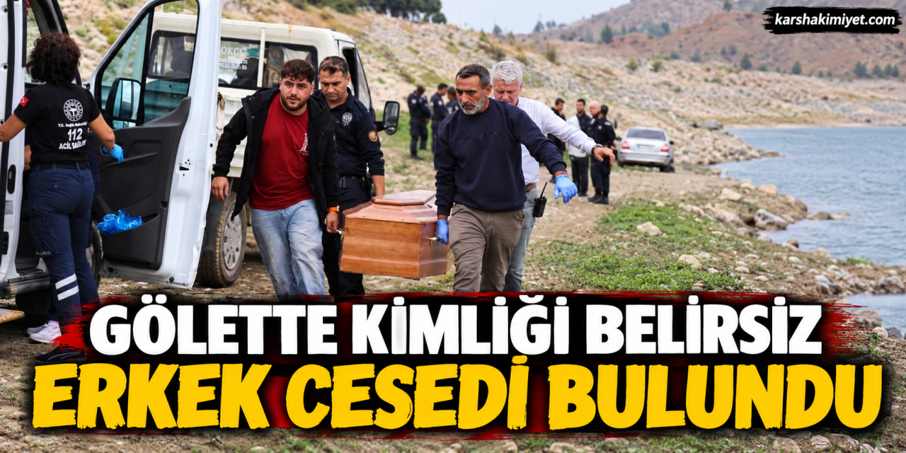 gölette kimliği belirsiz erkek cesedi bulundu