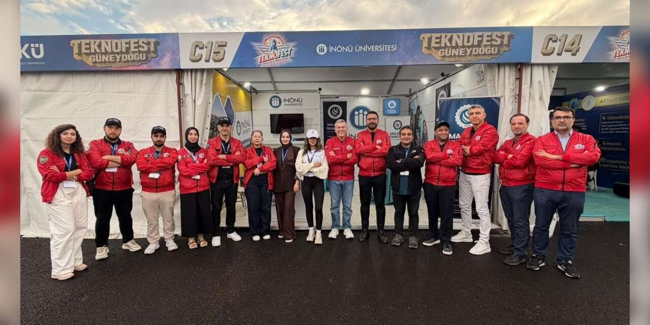 TEKNOFEST Güneydoğu’da İnönü Üniversitesi’nin standı yoğun ilgi görüyor