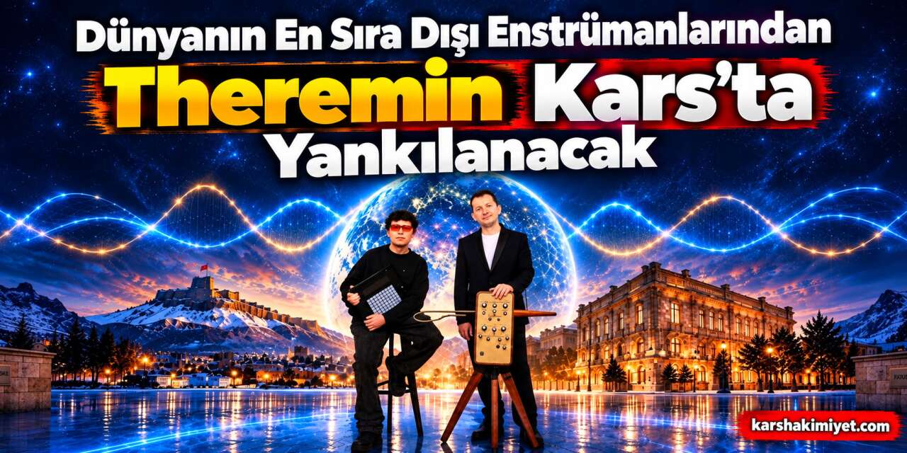 Dünyanın En Sıra Dışı Enstrümanlarından Theremin Kars’ta Yankılanacak