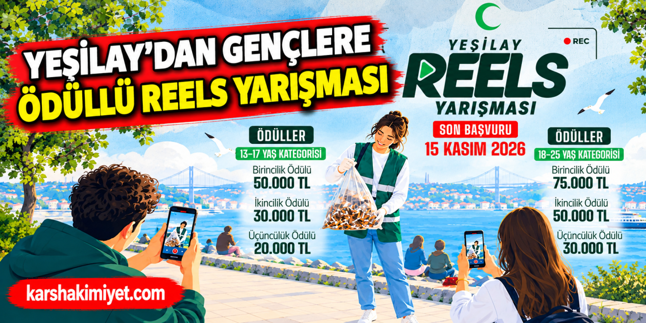 Yeşilay’dan Gençlere Ödüllü Reels Yarışması