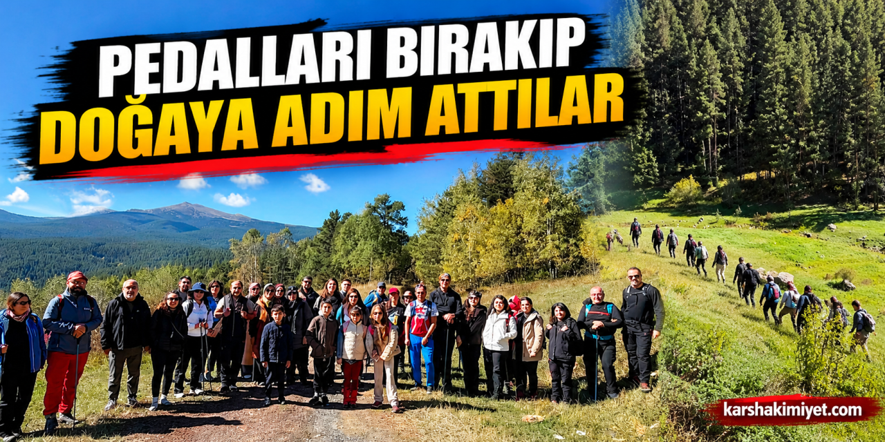 Pedalları Bırakıp Doğaya Adım Attılar