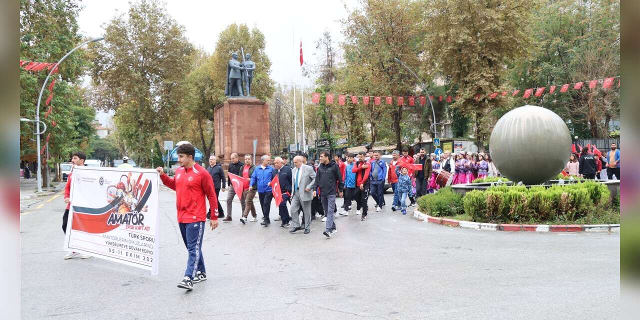 Amatör Spor Haftası Malatya’da yürüyüşle başladı