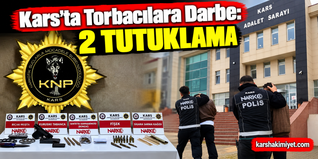 Kars’ta Torbacılara Darbe: 2 Tutuklama