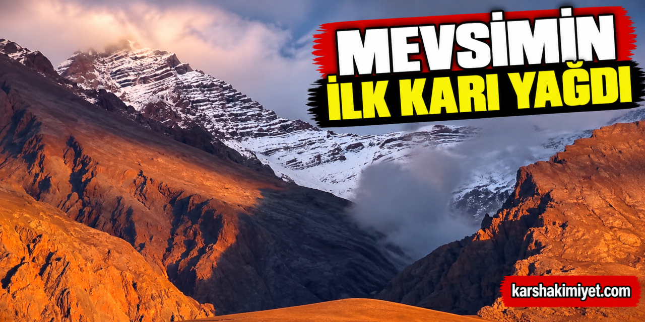 Mevsimin ilk karı yağdı