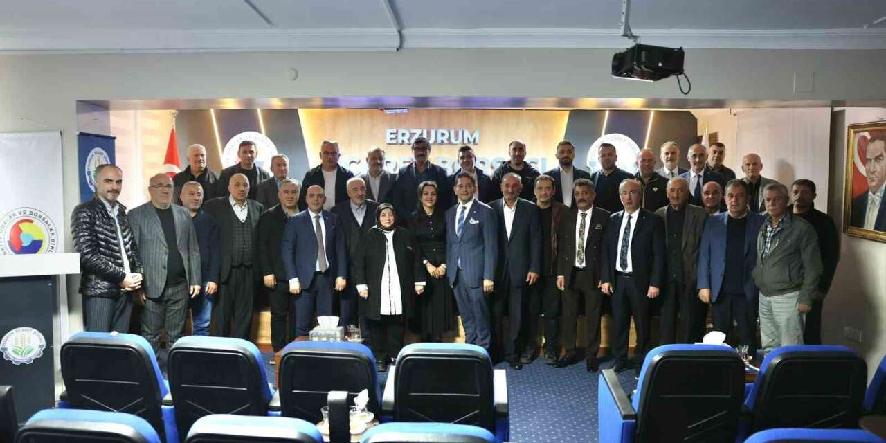 Erzurum Ticaret Borsası’nda yeni dönemin meclis divanı belli oldu