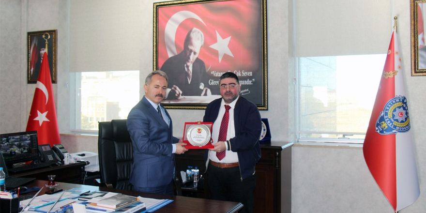 KKDGC Başkanı Daşdelen’den Emniyet Müdürü Bitirik’e veda ziyareti