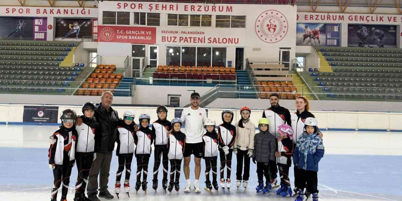 Olimpik Sporcu Furkan Akar, geleceğin sürat patencilerine ilham oluyor