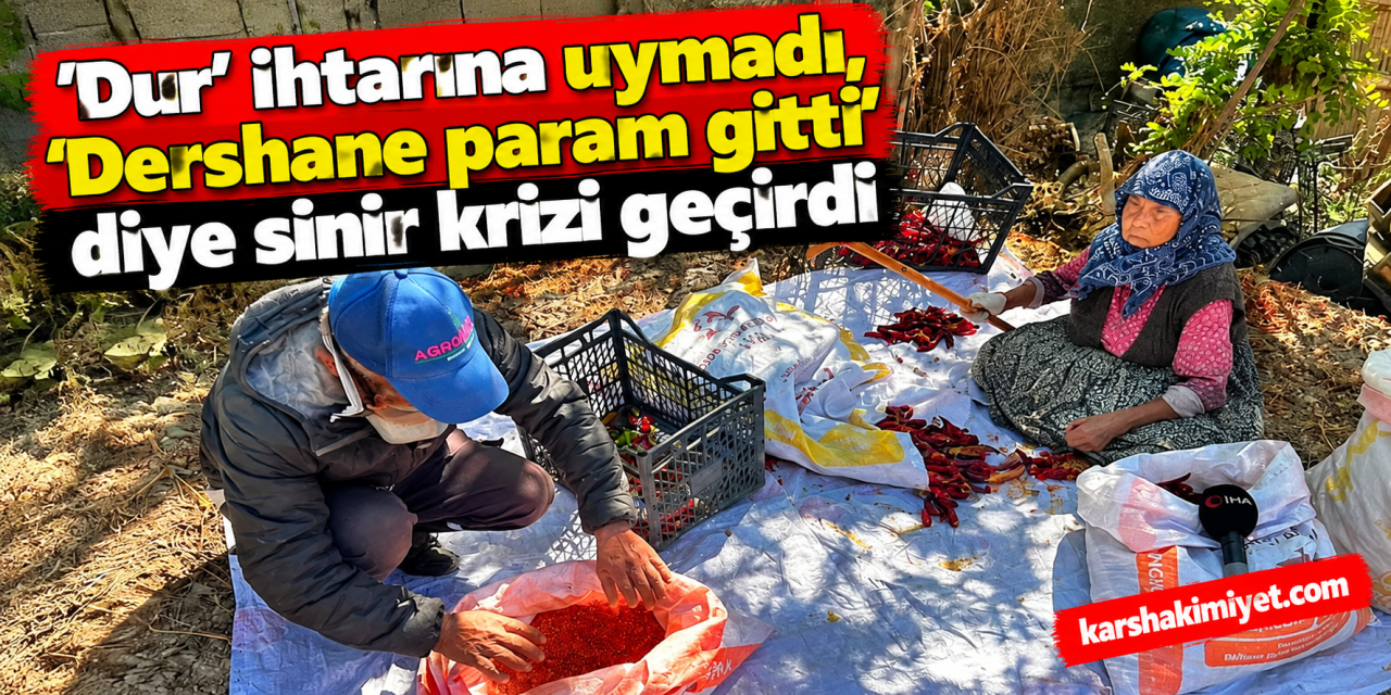 90 yaşındaki annenin evlat sevgisi acı biberi tatlı kıldı
