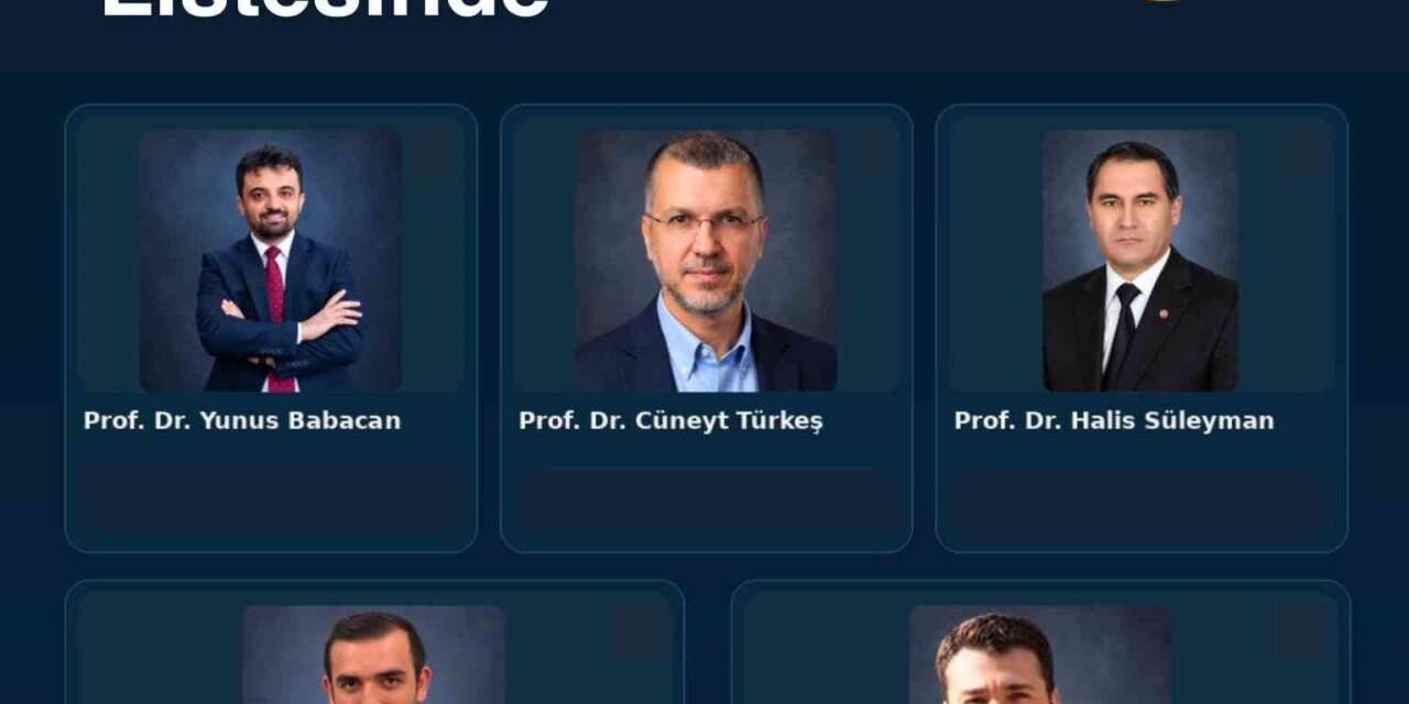 EBYÜ’den 5 akademisyen dünyanın en etkili bilim insanları listesinde