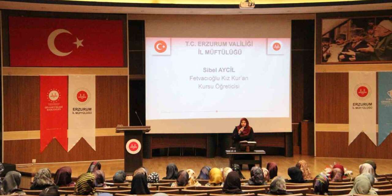 Erzurum’da "Cami ve Sosyal Hayat" konferansı düzenlendi