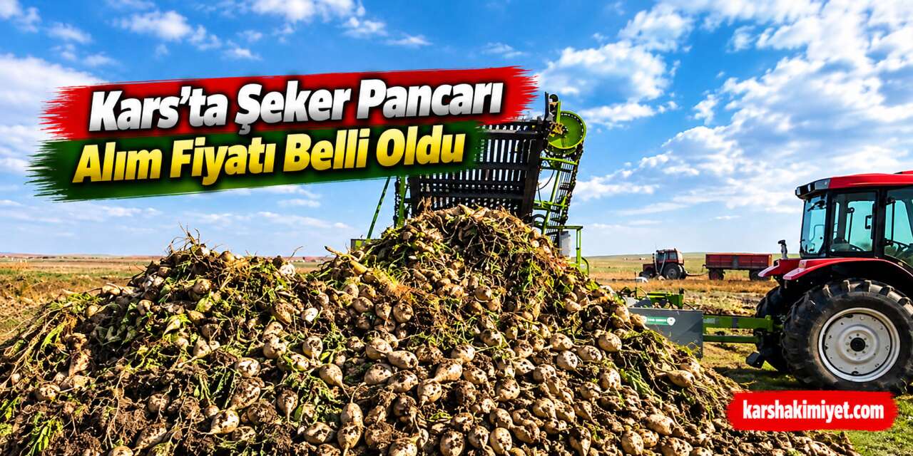 Kars’ta Şeker Pancarı Alım Fiyatı Belli Oldu