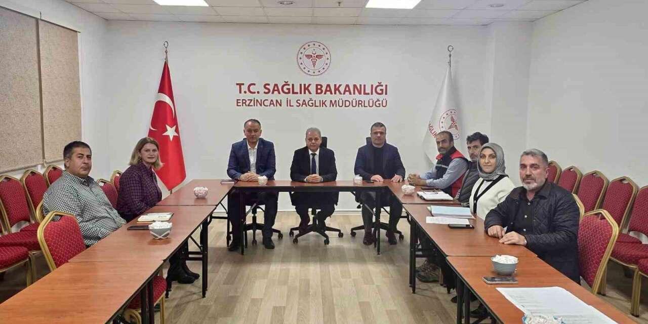 Erzincan İl Sağlık Müdürlüğünde İş Sağlığı ve Güvenliği Toplantısı