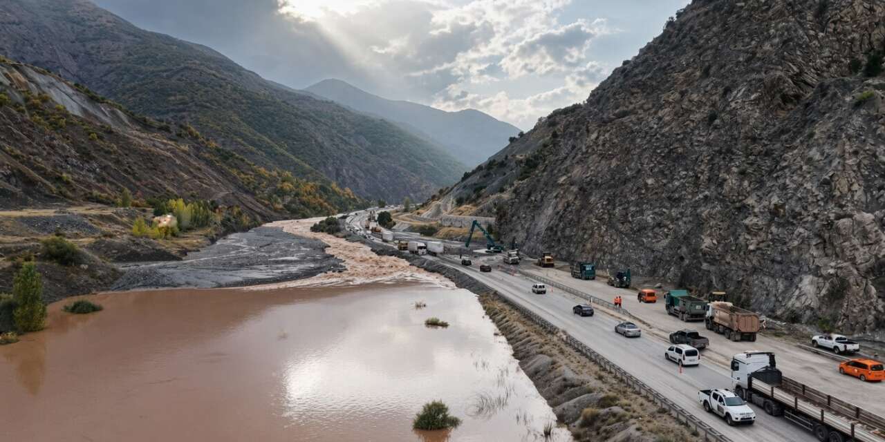 Erzincan’da sel ve heyelanın yol açtığı tahribat havadan görüntülendi