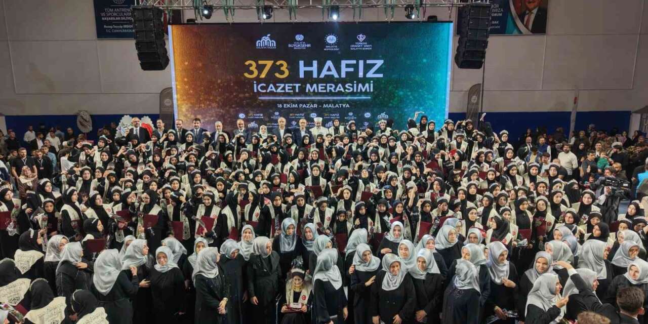 Malatya’da 373 hafız icazet aldı