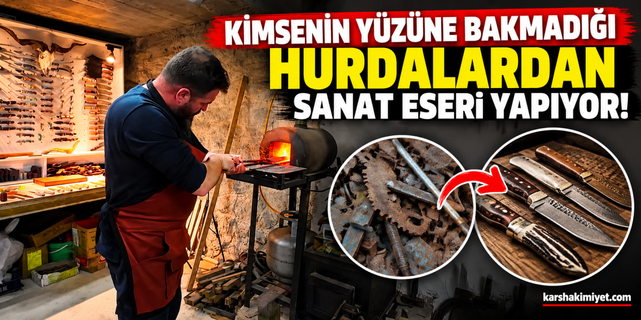 Kimsenin Yüzüne Bakmadığı Hurdalardan Sanat Eseri Yapıyor!