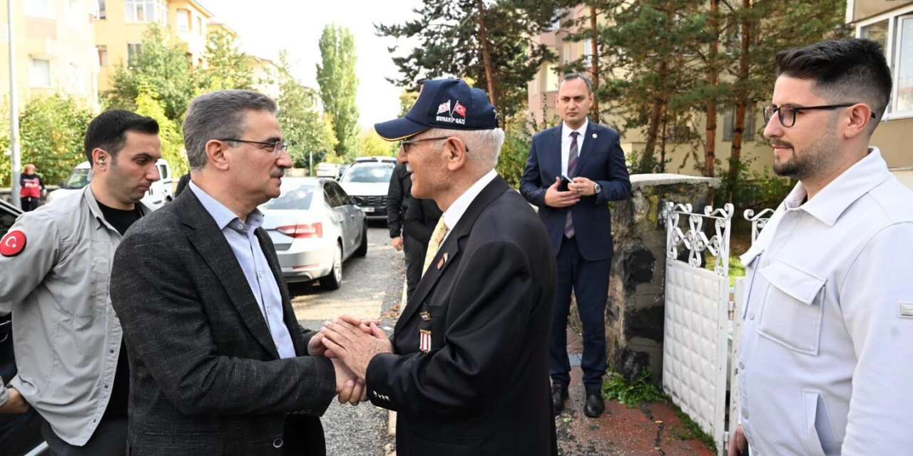Vali Aydın Baruş’tan Şehit Ailesi ve Kıbrıs Gazisine anlamlı ziyaret
