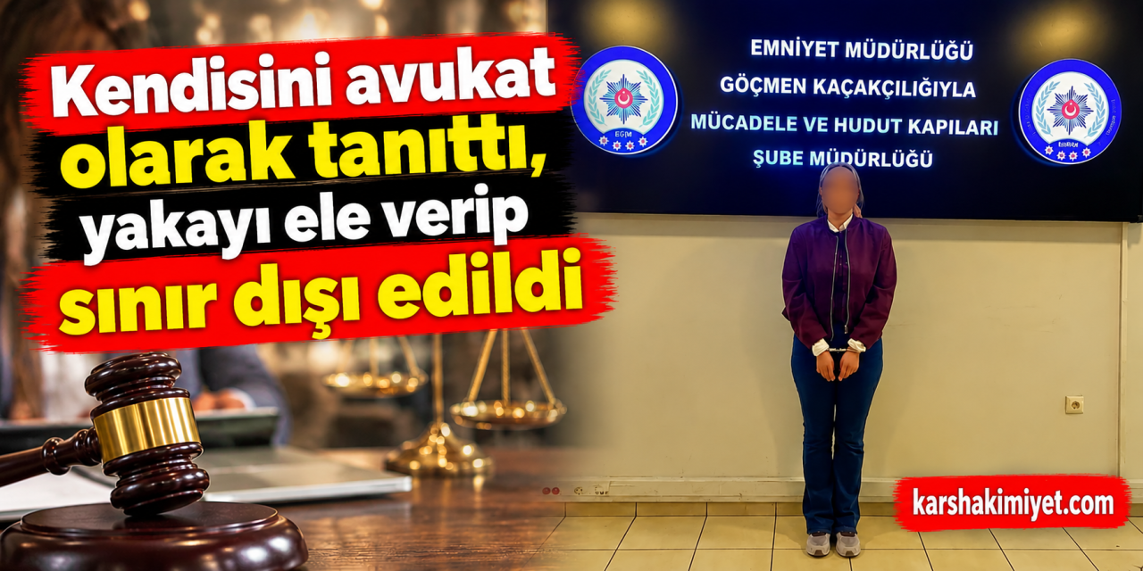 Kendisini avukat olarak tanıttı, yakayı ele verip sınır dışı edildi